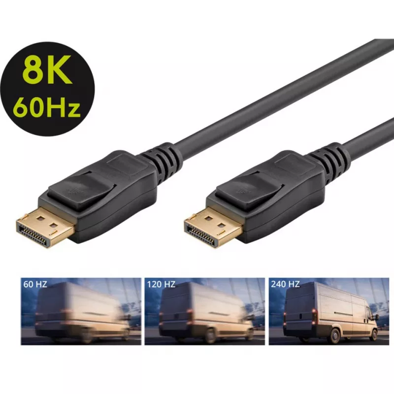Goobay DisplayPort kábel 74749 3 m čierny