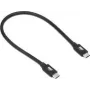 OWC Thunderbolt 5/TB4/USB-4/C kábel 0,3m čierny - kábel - digitálny/dátový (OWCCBLTB5C0.3M)