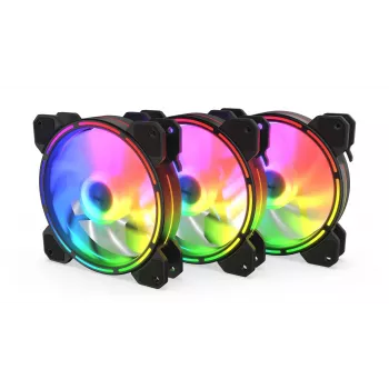 KRUX Lunar 120 ARGB 3-kusové balenie skriňových ventilátorov
