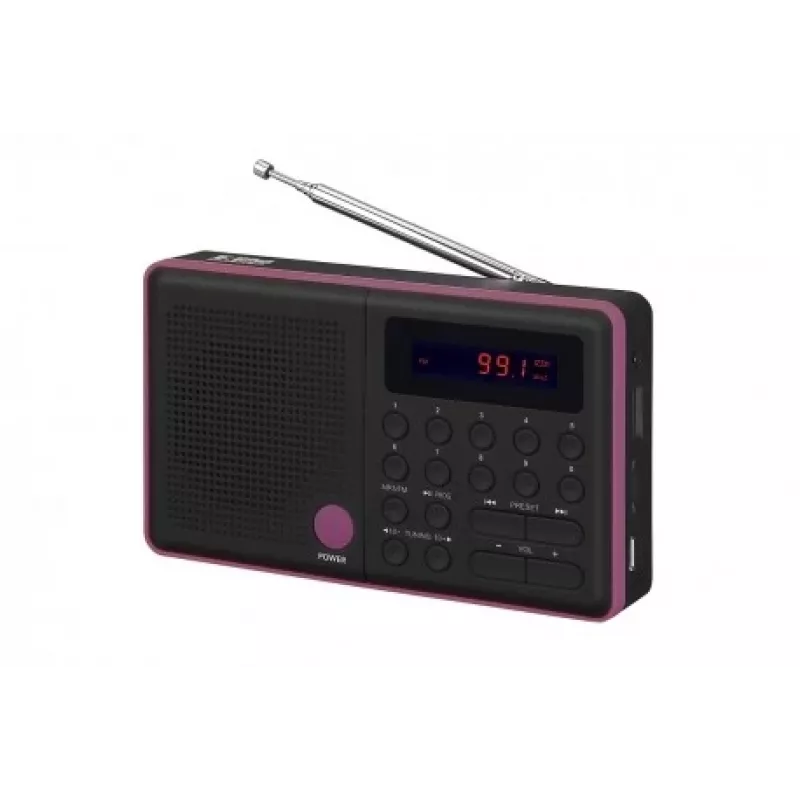 Radio Pliszka USB, FM čierna