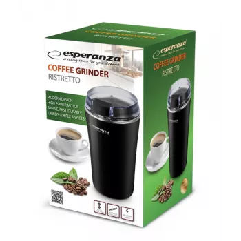 Kávomlynček s nožom ESPERANZA EKC008K — 160 W, kapacita 70 g, čierny