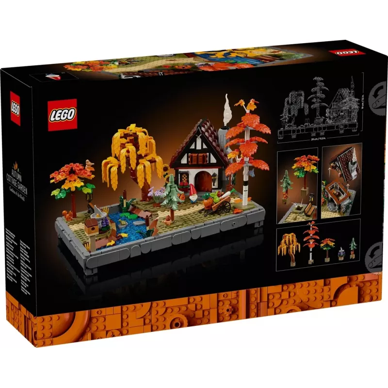 LEGO ICONS 11372 Jesenná záhrada pri chalúpke