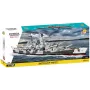 Model vojenskej lode COBI COBI-4839 stavebnica 1:300 dĺžka 870 mm výška 215 mm