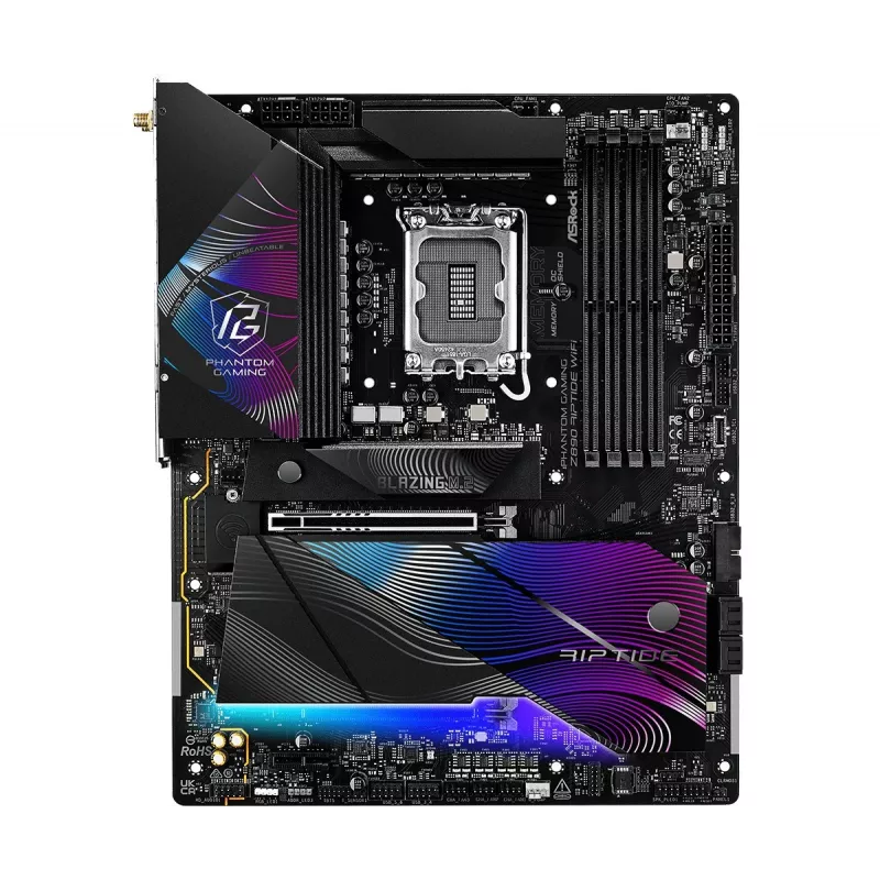 Základná doska ASRock Z890 Riptide WiFi — Intel Z890, LGA1851, ATX, DDR5, 4 DIMM, Wi‑Fi 7, 2.5Gb LAN, Thunderbolt 4