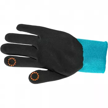 Gardena 11511-20 - Záhradnícke rukavice - čierna - modrá - M - SML - elastan - nitril - polyester - 42 % polyester - 55 % nitril - 3 % elastan