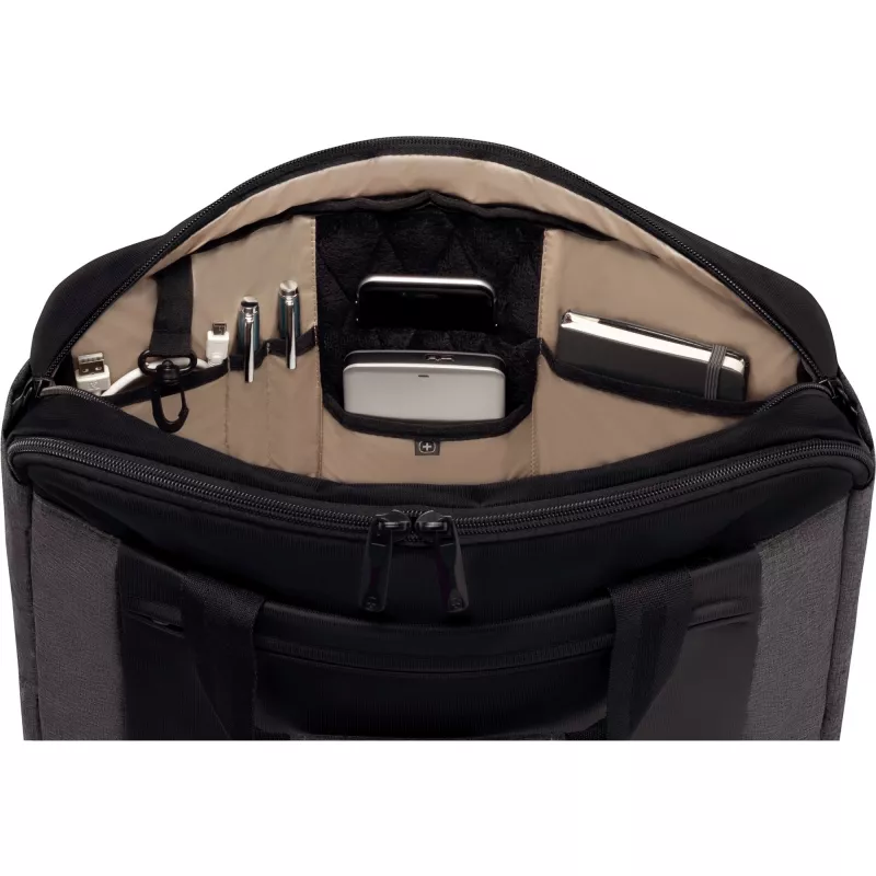 WENGER Underground taška na notebook pre 35,8 až 39,6 cm 14,1 až 15,6 palcov Toploader Tablet Laptop čierna