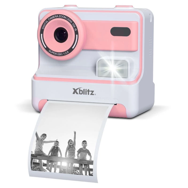 Xblitz FLASH PINK Instantný fotoaparát s termotlačiarňou pre deti