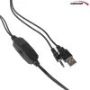 Audiocore AC865B 2.0 USB počítačové reproduktory, 6 W, čierna/modrá