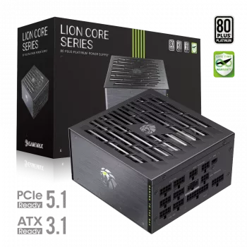 Gamemax napájací zdroj, 80 PLUS, Platinum | LION CORE 1200P | 1200 W