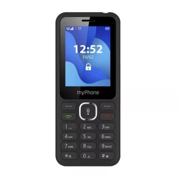 Mobilný telefón MYPHONE myPhone 6320, 2,4-palcový displej, Dual-SIM, 1000 mAh, Bluetooth, FM rádio, čierny