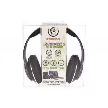 Stereo headset Rebeltec AUDIOFEEL2 čierny