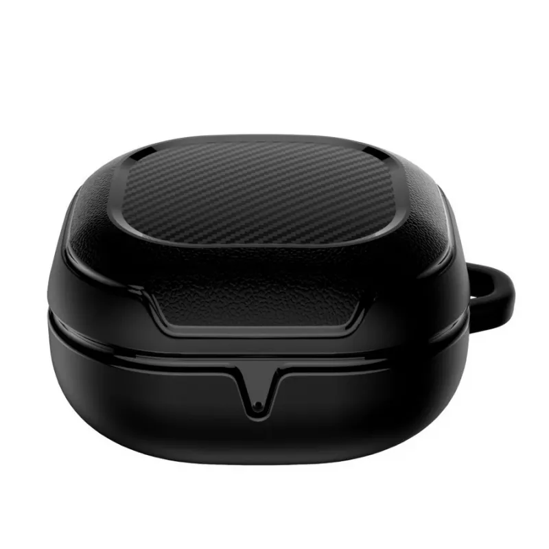 Tech-Protect Rough Carbon kryt na nabíjacie puzdro Samsung Galaxy Buds 2 Pro/2/Live/Pro, čierny