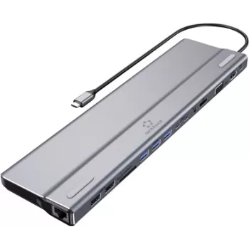 Renkforce dokovacia stanica pre notebook RF-DKS-902 Vhodná pre značku (dokovacie stanice pre notebooky): Universal Integrovaná čítačka kariet (RF-5592404)