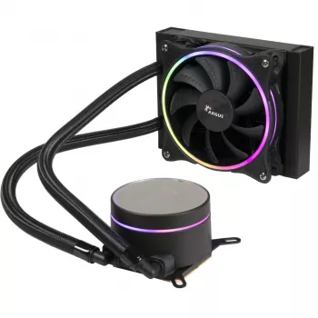 All-in-One kvapalinový chladič Inter-Tech LC-120 RGB 12 cm čierny