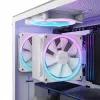 NZXT T120 RGB procesorový vzduchový chladič 12 cm biely 1 ks