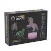 Manta SNL116RGB RGB 3D kôň dekoratívna LED lampa