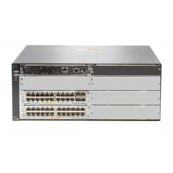 Managed L3 switch HP HPE 5406R 44GT PoE+ & 4×SFP+ (bez napájacieho zdroja) — 44×Gigabit RJ-45, 4×10Gb SFP+, PoE+, 960 Gbit/s, 4U