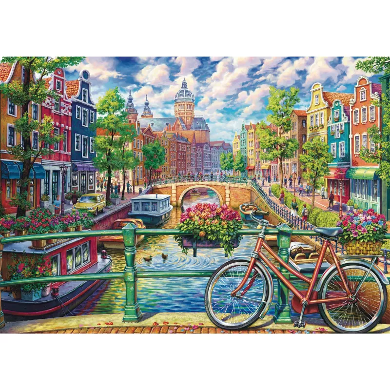 Puzzle Schmidt Spiele Amsterdam Canal Magic 1000 dielikov