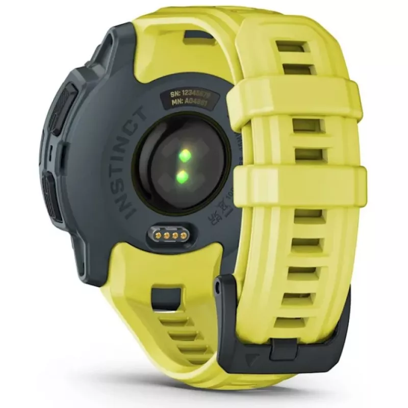 Garmin Instinct E 2,29 cm (0,9 inch) MIP 45 mm digitálny 176 x 176 pixelov lime GPS (satelit)