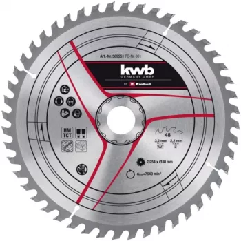 KWB pílový kotúč HW Ø 254 x 30 mm, 3,2 mm, 48 zubov