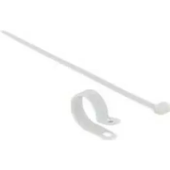 Vodičová káblová spona DeLOCK 18875 nylon biela 300 mm 10 ks