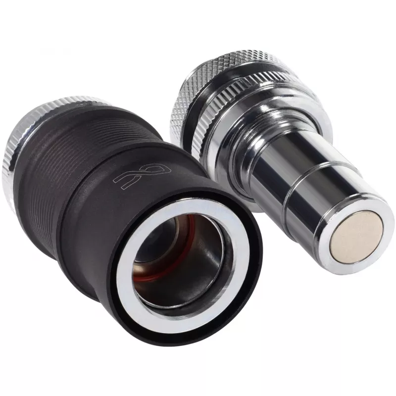 Alphacool Quick Disconnect sada BLH1A IG-IG s Schott pripojením – pár rýchlospojok pre G½/G1/4 pripojenia