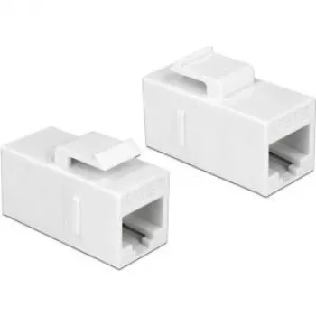Keystone modul DeLOCK 86379 zahnutý biely RJ-45