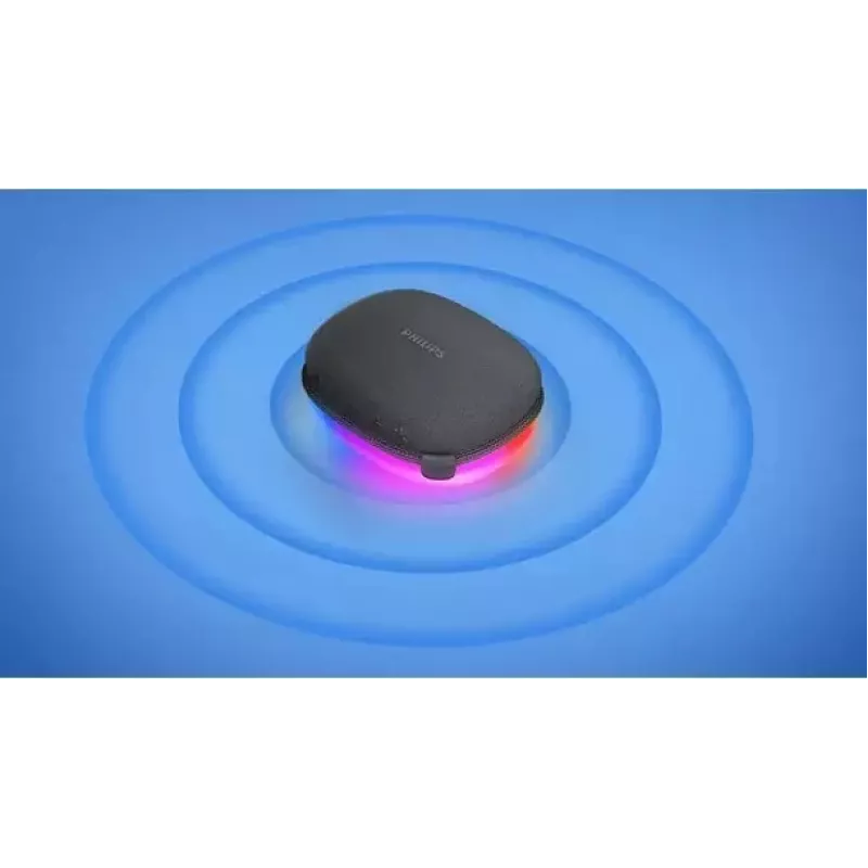 Bluetooth reproduktor Philips TAS2307BK/00 s integrovanými svetlami, bezdrôtové prehrávanie zvuku
