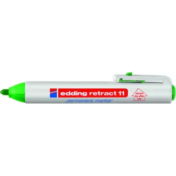 Permanentný marker Edding Retract 11 zelená 10