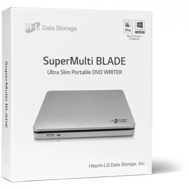 GP70NS50 SLIM, externá DVD vypaľovačka (strieborná, externá, USB 2.0, 5,25)