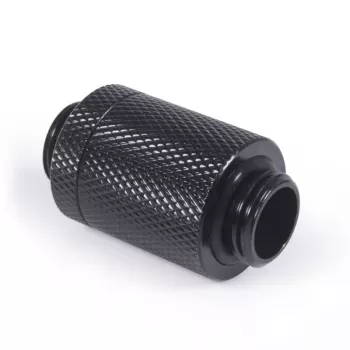 Alphacool ES D-Plug 25,5 mm G1/4 AG na G1/4 AG - Deep čierna (17580)