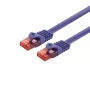 LOGON Professional TCU66U070V prepojovací kábel Cat6 U/UTP, 7 m, fialový
