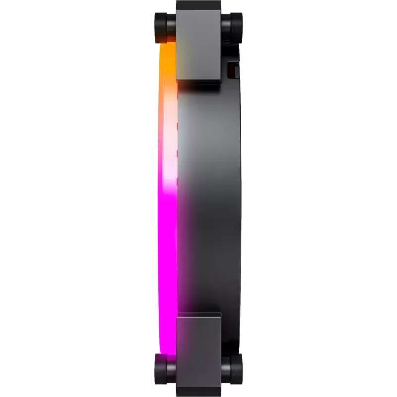 MONTECH RX140 PWM 140 mm ARGB Reverse-Blade skriňový ventilátor - čierny