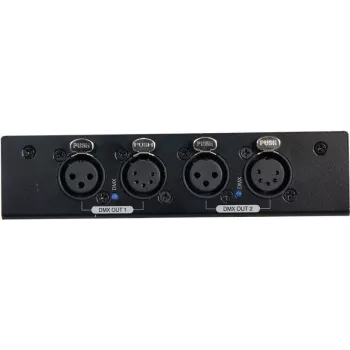 DMX splitter EUROLITE DMX Split 2 3/5-pin — 1 vstup na 2 výstupy, podporuje 3-pin a 5-pin DMX