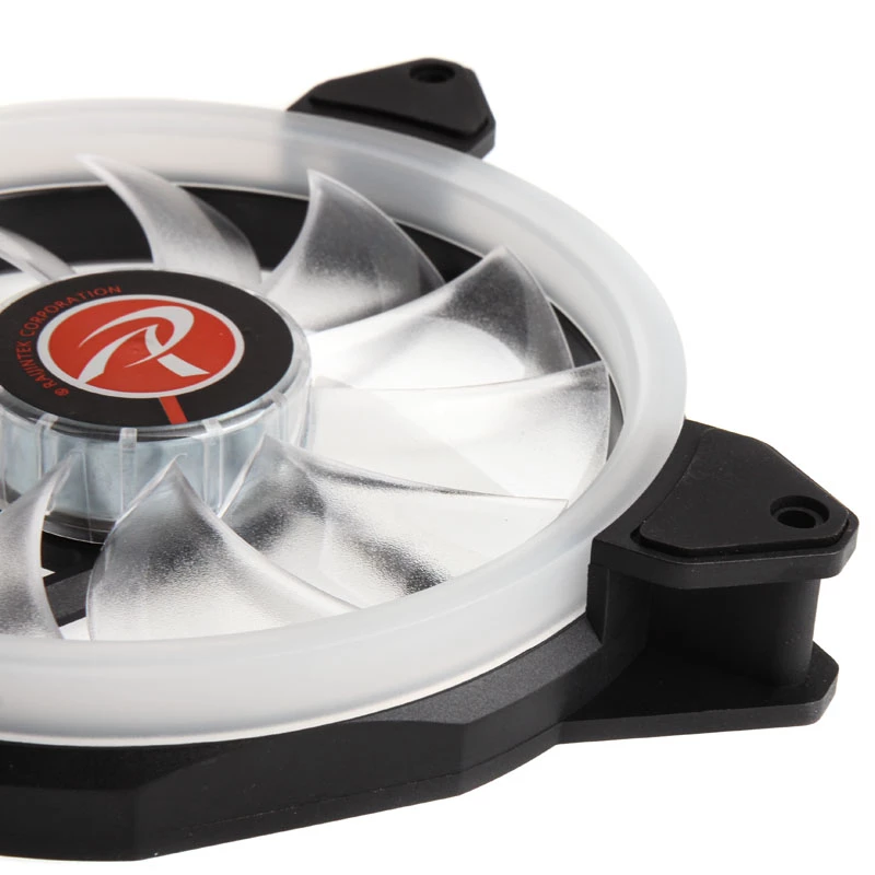 Ventilátor RAIJINTEK IRIS 14 Rainbow RGB LED 140 mm, sada 2 ks s ovládačom