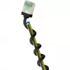 Goobay ultra-flexibilný CAT 8.1 patch kábel tenký U/FTP čierny - extra krátky konektor 99,9% (74354)
