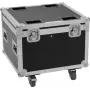 Flightcase Roadinger 4x TMH-S90/H90/B90 — robustný dizajn pre 4 zariadenia