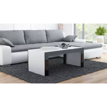 Cama TESS120 BI/CZ konferenčný stolík / odkladací stolík / rohový stolík konferenčný stolík obdĺžnikový tvar 2 noha(y)