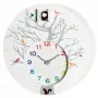 NeXtime kukučkové hodiny 2998wi Cuckoo Round, 30x10 cm, nástenné, biela