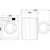 Práčka INDESIT MTWE81495WBPL 8 kg, 1400 ot/min, energetická trieda B