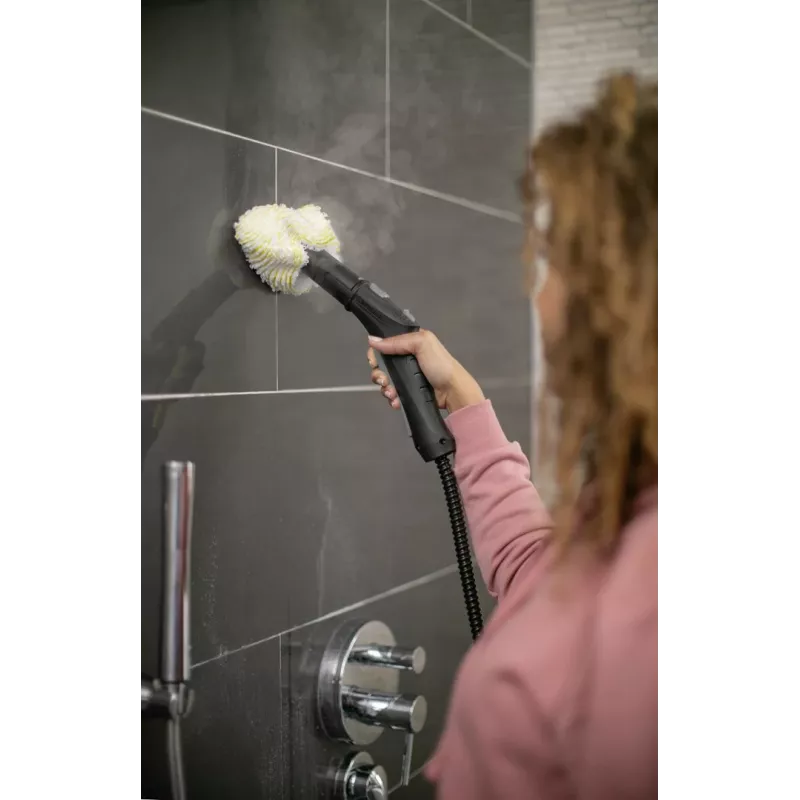 Kärcher SC 2 Deluxe EasyFix 1.513-400.0 valcový parný čistič, 1500 W, 1 l, 3,2 bar, regulovateľná para, kábel 4 m, biela/čierna