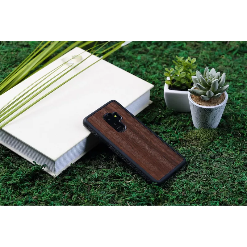 Puzdro na smartfón Man and Wood pre Galaxy S9 Plus, vzor koala, čierne