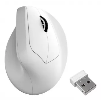 Keychron M5 8K biela (M5-A24) mechanická myš káblová/bezdrôtová, kompaktný dizajn