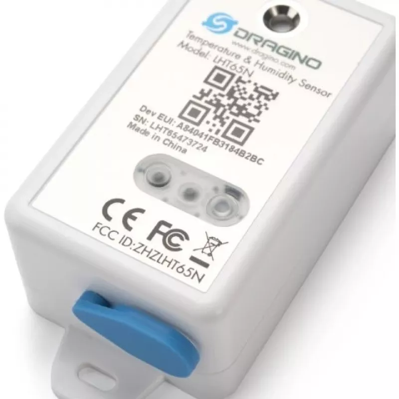 DRAGINO LoRaWAN teplotný & vlhkostný senzor LHT65S-EU868-E3 — LoRaWAN EU868 environmentálny senzor