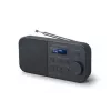 Muse M-109DB prenosné rádio, DAB+/FM PLL, LCD displej, budík, batérie/sieť, čierne