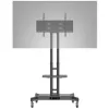Hagor 8209 HP Twin Stand mobilný podlahový stojan pre displeje 32-55 palcov (81-140 cm), 45 kg, výškovo nastaviteľný, čierny