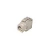 Alantec MKB-S6-1 zásuvka keystone RJ45, STP Cat6, bez náradia, strieborná