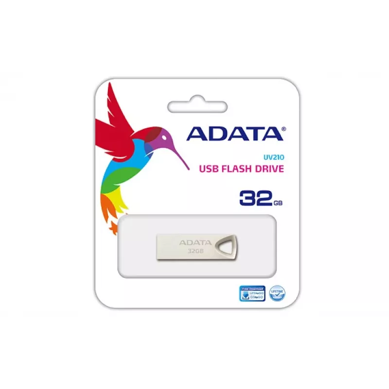 ADATA AUV210-32G-RGD USB flash disk 32 GB USB Type-A 2.0 béžový