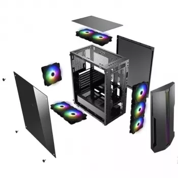 PC skriňa Xilence Performance C XILENT BLADE X512.RGB Midi Tower čierna