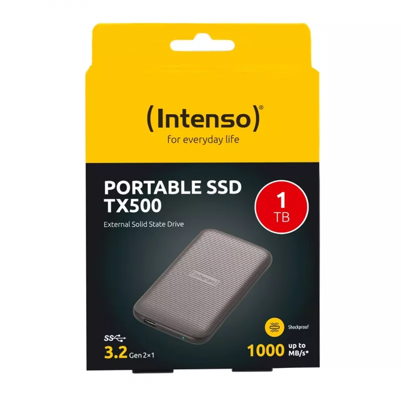 SSD disk Intenso 1 TB externý USB Type-C 3.2 Gen 2 hnedý